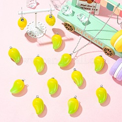 Mango Opaque Acrylic Pendants&nbsp;FIND-CJZ0001-007
