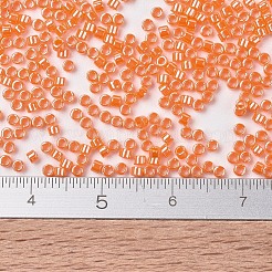 MIYUKIデリカビーズ  シリンダー  日本製シードビーズ  11/0  （db1563)不透明マンダリン光沢  1.3x1.6mm  穴：0.8mm  約2000PCS /ボトル  10 G /ボトル&nbsp;SEED-JP0008-DB1563