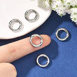 SHEGRACE Brass Spring Gate Rings&nbsp;XGRQ58053-763P