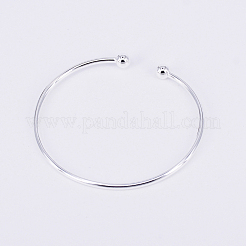 Brass Torque Bangles&nbsp;KK-WH0034-22P