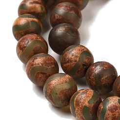Natural Tibetan Agate Beads Strands&nbsp;G-H066-A02-01