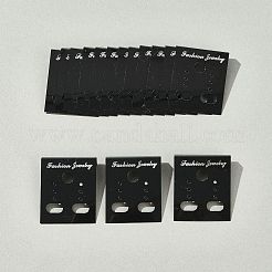 180Pcs Rectangle Plastic Earring Display Cards&nbsp;EDIS-FS0001-01A