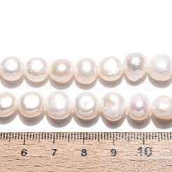 Natural Cultured Freshwater Pearl Beads Strands&nbsp;PEAR-N027-06B