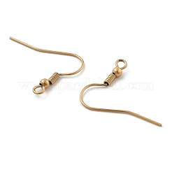 304 Stainless Steel Earring Hooks Ion Plating(IP)&nbsp;LS-STAS-E149-02G-01