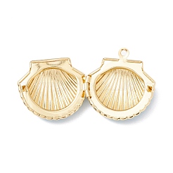 Rack Plating Brass Enamel Locket Pendants&nbsp;KK-B053-08G