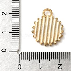 合金エナメルラインストーンガラスペンダント  ゴールドカラー  ナザールボンジュウ  フラットラウンド  19.5x16x2.5mm  穴：2.5mm&nbsp;X1-ENAM-U003-02G-07
