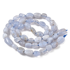 Natural Blue Lace Agate Beads Strands&nbsp;G-E483-62A