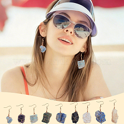 9 Pairs 316 Surgical Stainless Steel Dangle Earrings&nbsp;EJEW-GA00005-02