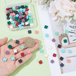 100Pcs 10 Colors Synthetic Coral Beads&nbsp;CORA-UN0001-01