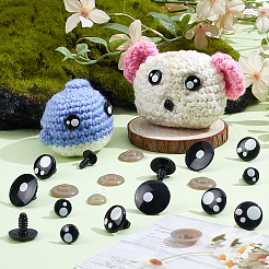 4 Styles Plastic & Resin Safety Craft Eye&nbsp;DIY-PH0036-01