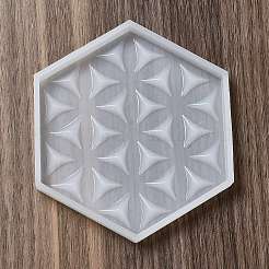 DIY Life of Flower Textured Cup Mat Silicone Molds&nbsp;LS-SIMO-H009-05G