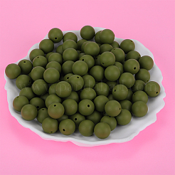 Round Silicone Focal Beads&nbsp;SI-JX0046A-137