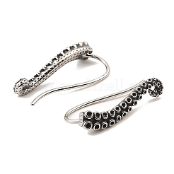 Antique Silver 316 Surgical Stainless Steel Dangle Earrings&nbsp;EJEW-D096-06B-AS