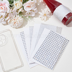 4 Sheets 4 Styles Acrylic Imitation Pearl Stickers Paper Sheets for Craft&nbsp;DIY-SP0002-64B