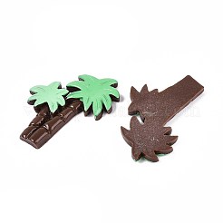 Coconut Tree Opaque Resin Cabochons&nbsp;CRES-T025-34