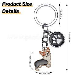 Alloy Enamel Keychains&nbsp;KEYC-SW00007-01