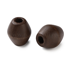 Spray Painted Wooden European Beads&nbsp;WOOD-A029-05