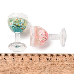 Luminous Transparent Resin Pendants&nbsp;RESI-K048-08