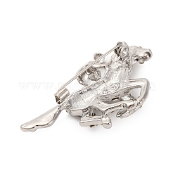 Zinc Alloy Crystal Rhinestone Brooch&nbsp;JEWB-U010-04P-05