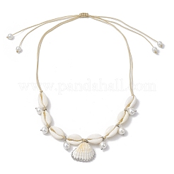 Natural Cowrie Shell Necklaces&nbsp;NJEW-TA00187