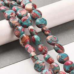Synthetic Regalite/Imperial Jasper/Sea Sediment Jasper Beads Strands&nbsp;G-F765-M01-01