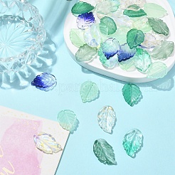 40Pcs 8 Styles Glass Pendants&nbsp;GLAA-YW0003-81