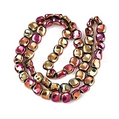 Electroplate Glass Beads Strands&nbsp;EGLA-N012-07O