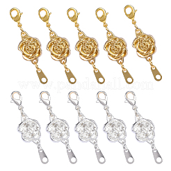 10 Sets 2 Colors Zinc Alloy Magnetic Clasps&nbsp;PALLOY-CJ0001-139