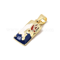 Brass Enamel Pendants&nbsp;KK-CBACA9B-02E-G