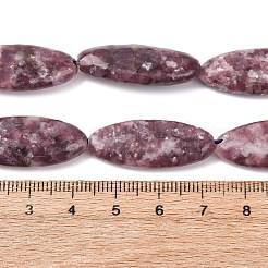 Natural Lepidolite/Purple Mica Stone Beads Strands&nbsp;G-F808-A01-01A