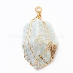 Rough Raw Natural Gemstone Pendants&nbsp;PALLOY-JF00506
