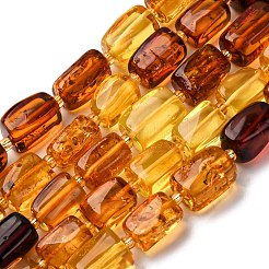 Gradient Color Natural Amber Beads Strands&nbsp;G-F803-D01-03