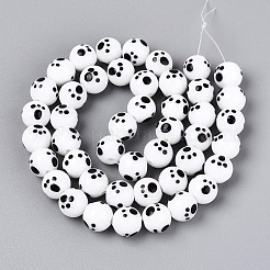 Handmade Lampwork Beads Strands&nbsp;LAMP-N028-21B