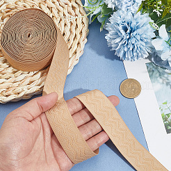 5 Yards Flat Elastic Silicone Non-slip Gripper Tape&nbsp;SRIB-GF0001-60