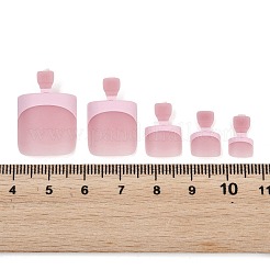 アクリルつま先ネイルチップ150個  ペディキュアとDIYネイルアート用の短いスクエア型のつけ爪  ダークサーモン  12~26x6~18.5x1.5~5.5mm&nbsp;MRMJ-P019-02E