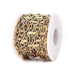 304 Stainless Steel Textured Eye Link Chains&nbsp;CHS-Q009-06G