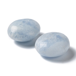 Natural Celestite/Celestine Oval Healing Stones&nbsp;LS-DJEW-PW0013-49A