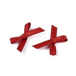 ポリエステル衣装アクセサリー  蝶結び  ファイヤーブリック  16x19x3mm&nbsp;DIY-A052-01-10