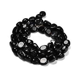 Natural Black Agate(Dyed & Heated) Beads Strands&nbsp;G-P568-C16-01