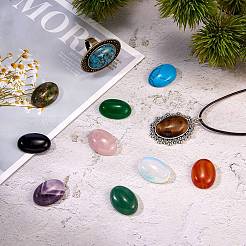 11Pcs 11 Style Natural & Synthetic Gemstone Cabochons&nbsp;G-SZ0001-71