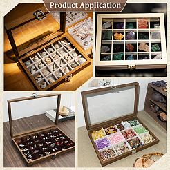 1Pc Detachable 9-Grid Wooden Storage Gift Boxes&nbsp;AJEW-PH0010-33