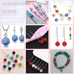 40Pcs 40 Colors Resin Rhinestone Beads&nbsp;RESI-PA0001-24