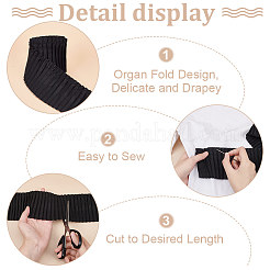 5 Yards Polyester Pleated Ribbon&nbsp;OCOR-FG0002-02B