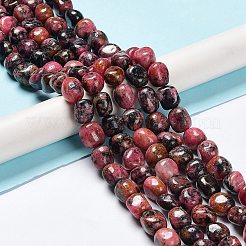 Natural Rhodonite Beads Strands&nbsp;G-C038-02V
