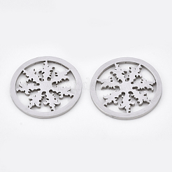 Tarnish Resistant 201 Stainless Steel Filigree Joiners Links&nbsp;STAS-T044-34P