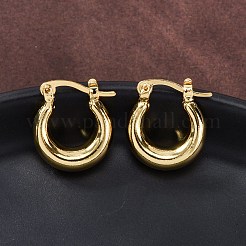 Chunky Huggie Hoop Earrings for Women&nbsp;EJEW-A064-11G-RS