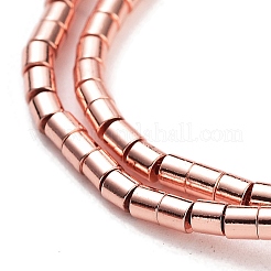 Synthetic Non-magnetic Hematite Beads Strands&nbsp;G-P545-M01-01D