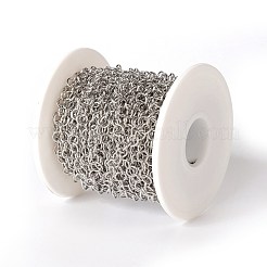 Tarnish Resistant 304 Stainless Steel Rolo Chains&nbsp;CHS-E016-02B-P