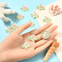 10Pcs Alloy Enamel Pendants&nbsp;ENAM-YW0004-77