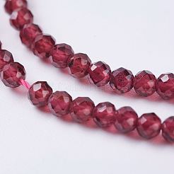Natural Garnet Beads Strands&nbsp;G-J376-36A-2mm